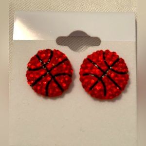 Basketball Stud Earrings